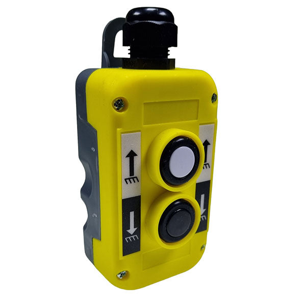 Yellow Tail Lift Control Box - Two Way (Gland at Top)