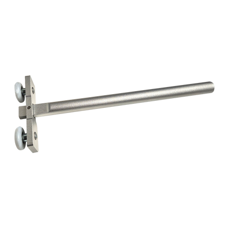 Arctic-Guard Roller Assembly, aluminum body with nylon rollers, designed for Arctic Guard bulkhead assemblies, ideal for commercial trailers.