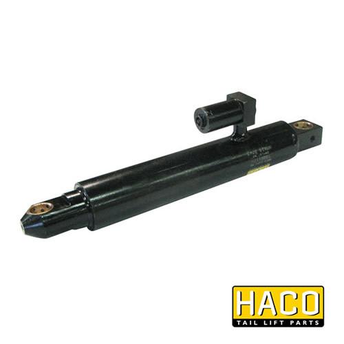 Lift Ram Cylinder HACO for MBB tail lifts, compatible with parts 1346953 and 1406405, shown as a black metal cylinder with a screw.