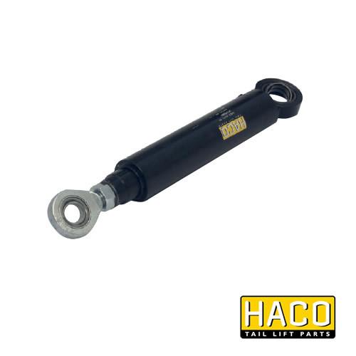 Folding Ram HACO to Suit Bar Cargolift 101110646, a black and silver cylindrical tool with metal nut, designed for commercial vehicle lift systems.