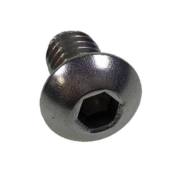 Close-up of a metal screw, part of the Bolt - Wear Pad (PK10) set, suitable for UL-AC-034 wear pad, from Nationwide Trailer Parts Ltd.