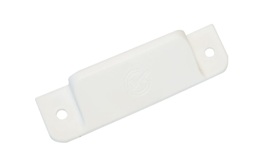 Plastic End Cap for 1805 Load Track with two 5.2mm fixing holes, designed for light-duty applications in commercial trailers.