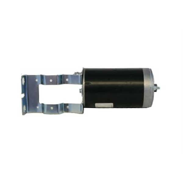 12v Motor Assy W/Bracket, featuring a compact black and silver motor with a mounting frame, ideal for commercial trailer applications.