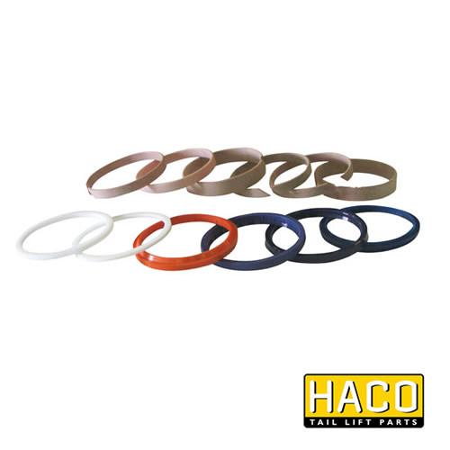 Sealkit HACO for Bar Cargolift 101132219, featuring a dust cover and rubber rings, designed for single-acting cylinder compatibility.