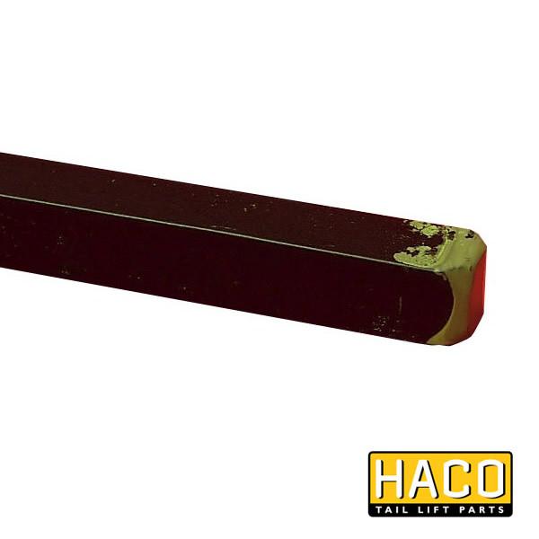 Torsion Bar 17/32 HACO for Ratcliff Tail Lift, featuring a sleek black design, ideal for commercial vehicle use. Suitable replacement for part 4464-001-9.