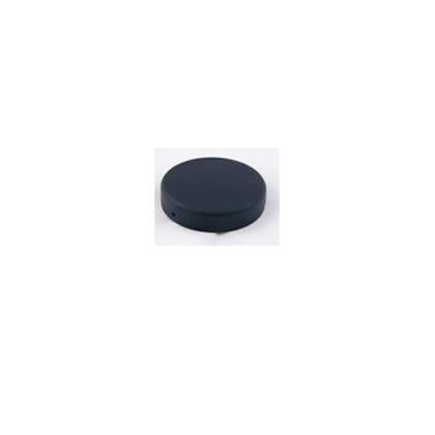 Under Run Bar End Cap 125mm, designed for Anteo Tail Lifts, featuring a sleek black circular design suited for commercial trailer applications.