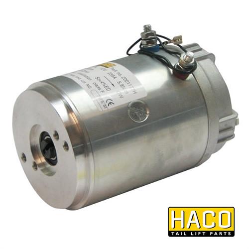 Silver motor cylinder labeled for Zepro & Dhollandia, 1.6kW 12V, female connection, right rotation, with a 2-year warranty from Nationwide Trailer Parts Ltd.