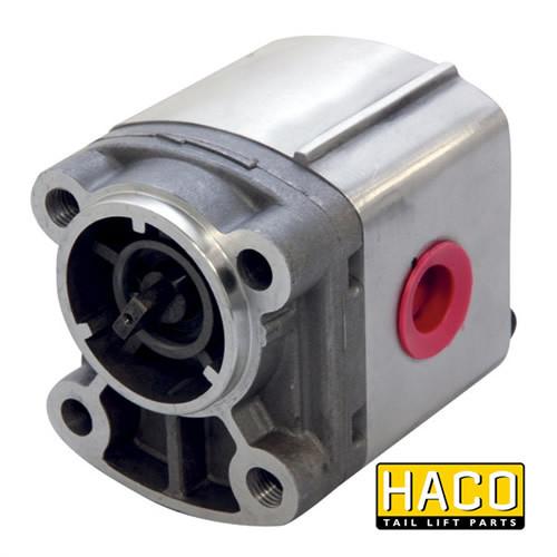 Pump 2,5cc PD-type HACO for Zepro 31126, featuring a metal cylinder with a red button, suitable for commercial trailer parts.