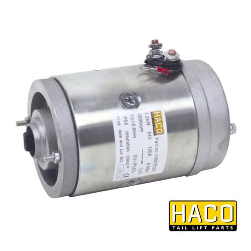 24 Volt 2.2KW Motor for Ratcliff 'V' Pack, featuring a labeled silver metal cylinder.