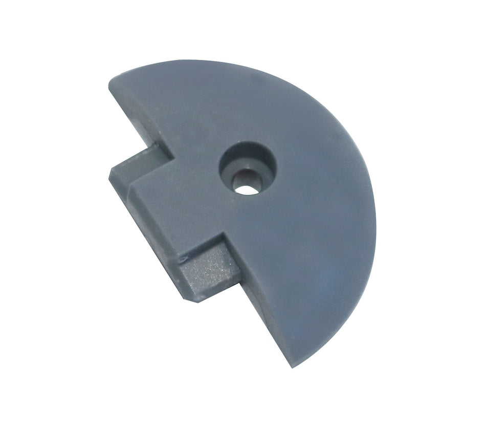 Extruded Aluminium Captive Track End Cap