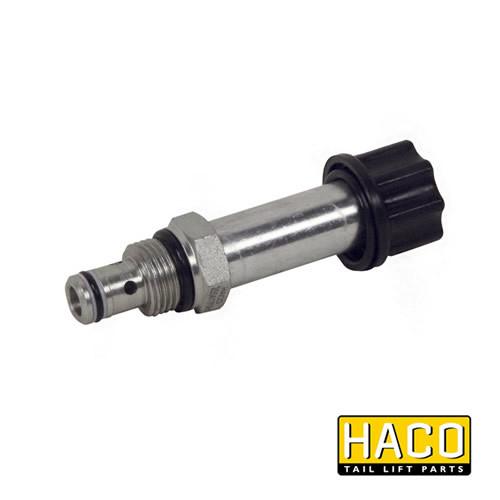 Cartridge HACO for Dhollandia V070.H, a robust metal component with a black handle, suitable for tail lift systems. Ideal for commercial vehicle maintenance.