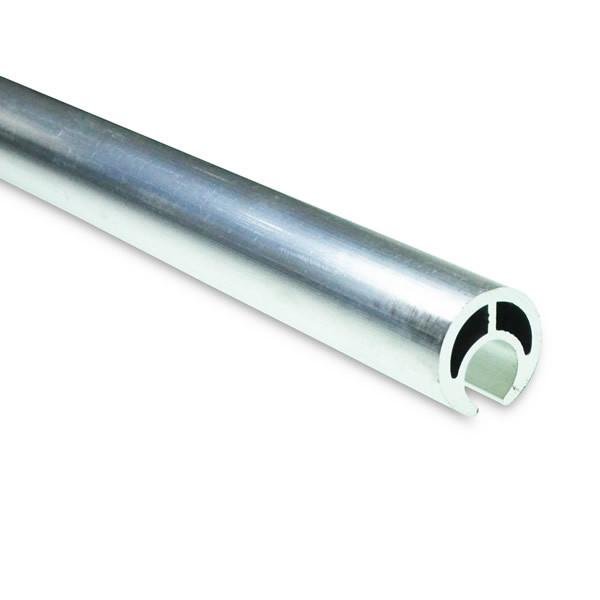 27mm Curtain Pole, 3.3 metres long, shown as a close-up of a cylindrical metal tube, suitable for commercial use.