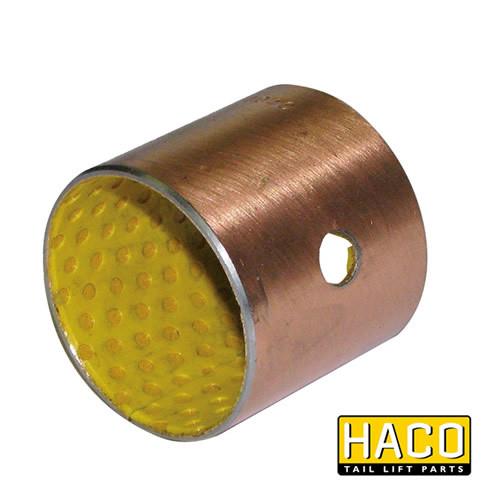 Close-up of Bearing HACO to suit 101126524, a metal cylinder designed for Bar Cargolift Tail Lift, interchangeable with parts 101126524 and 01.126524.