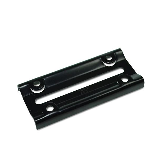 Slide Top Base for Whiting Shutter Doors, featuring a black metal hinge with screws and holes, designed for dry freight trailers.