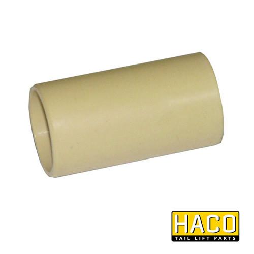 Bearing synthetic HACO for Bar Cargolift Tail Lift, shown close-up as a durable, cylindrical component, interchangeable with parts 101121139 and 01.121139.