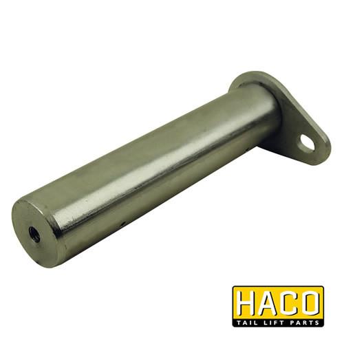 Pin Ø35x169mm HACO metal cylinder, featuring holes, designed for M1735.169.P35.D, suitable for large commercial trailers and vehicles.