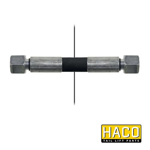 Hose HACO to Suit MBB Palfinger 70605848, 850mm, featuring a double steel jacket, designed for durability and compatibility with commercial trailers.