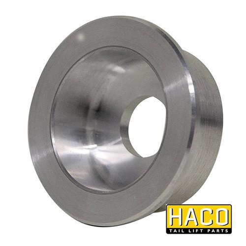 Fittingbush for roll HACO, a metal auto part with a hole, compatible with Bar Cargolift Tail Lift, interchangeable with parts 101137068.