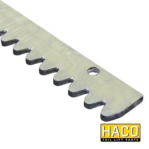 Toothstrip 1900mm SM80 HACO, metal object with central hole, compatible with Dhollandia part M5405.1900, for tail lifts by Nationwide Trailer Parts Ltd.