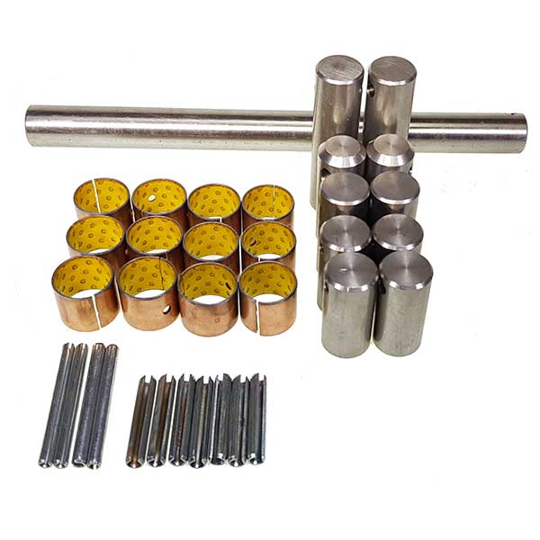 RUL Pin & Bush Kit featuring various metal cylinders, designed for RUL300 / 35A & 35AW lifts, available at Nationwide Trailer Parts Ltd.