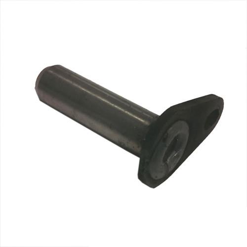 Pivot Pin Fab 61Lg (INT KB) with black rubber handle, metal cylinder design, for Ratcliff Palfinger Tail Lifts, from Nationwide Trailer Parts Ltd.