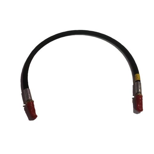 Hyd Hose Assy Braided 610Lg(HTU) designed for Ratcliff Palfinger Tail Lifts, essential for high-quality vehicle maintenance and efficient load handling.