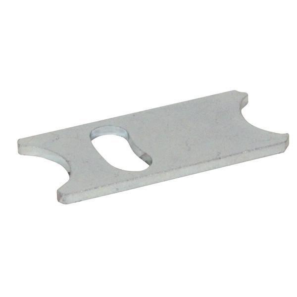 Torsion Bar Retaining Plate for Ratcliff Palfinger Tail Lifts, featuring a central hole, essential for securing tail lift components.