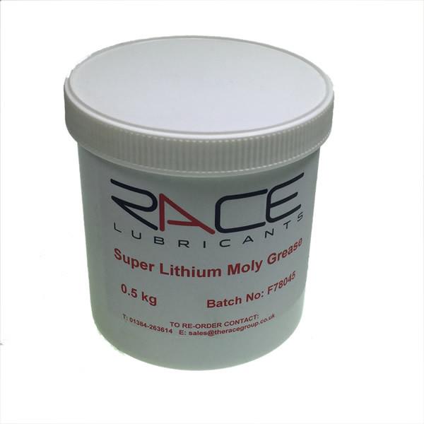 Moly Lithium Grease, 500g container with white lid, suitable for Del Tail Lifts, from Nationwide Trailer Parts Ltd.