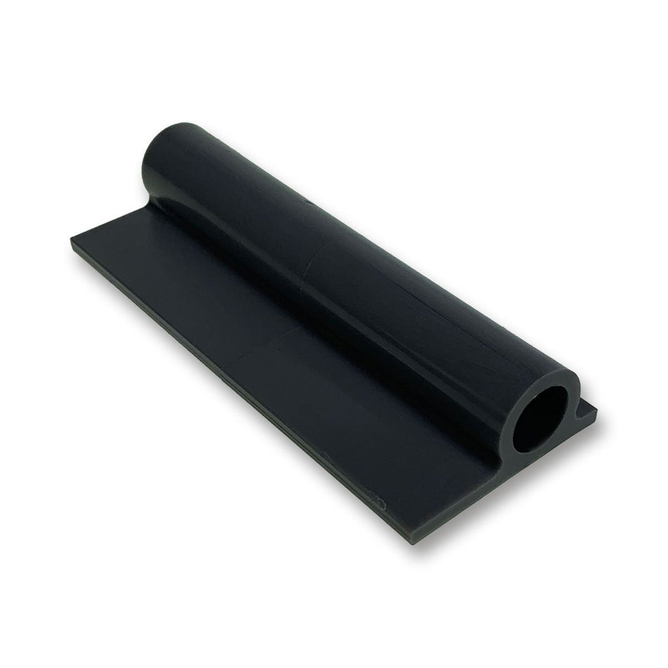 Plastic Roller Holder for Mobile Toughlight Door, featuring a black plastic tube design essential for commercial trailer door mechanisms.