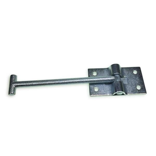 Heavy Duty Retainer - 148mm Hook featuring a robust metal latch and hinge, ideal for commercial trailers.