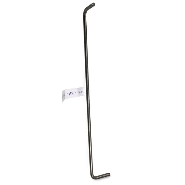 Left Hand Torsion Spring for Ricon Passenger/Tail Lifts, 195mm length, featuring a long black metal rod with a visible white label.