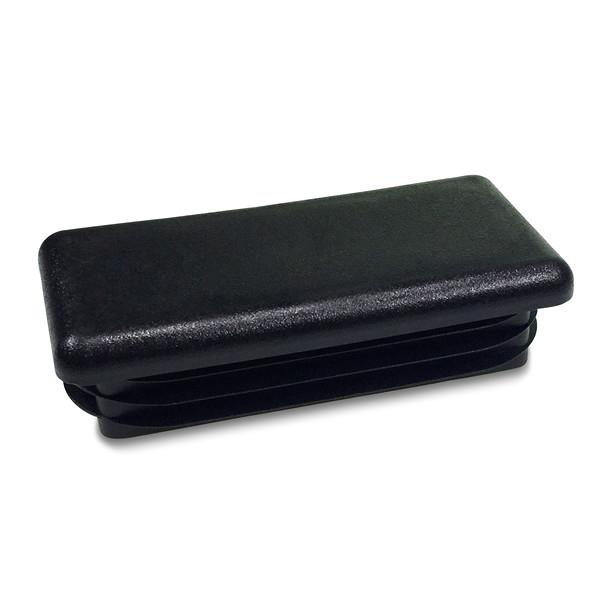 100mm x 50mm Plastic End Cap, designed for commercial vehicles and HGV trailers, shown as a black rectangular accessory.