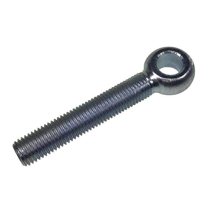 Platform Threaded Eye Bolt, M16 x 150mm, used for folding platform spring assembly, featuring a silver bolt with a hole and accompanying nut.