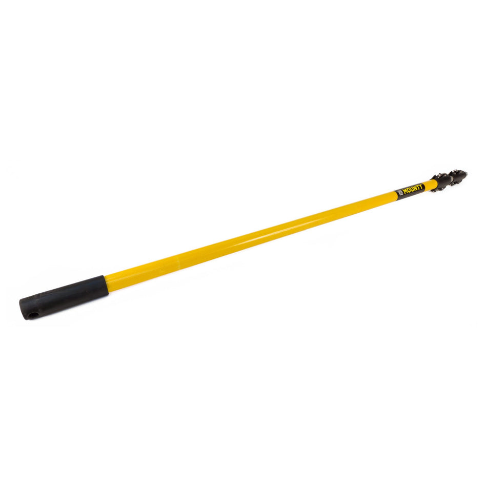 Mounty Pole for safely placing edge protectors on pallets; made from fiberglass with aluminum extension, extends up to 2.4m. Adaptors sold separately.