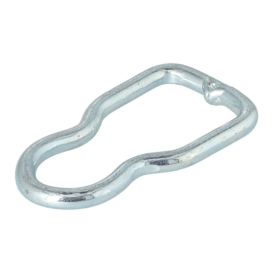 25mm Steel Waist Ring, a durable silver metal object for securing components, ideal for commercial vehicle load restraint from Nationwide Trailer Parts Ltd.