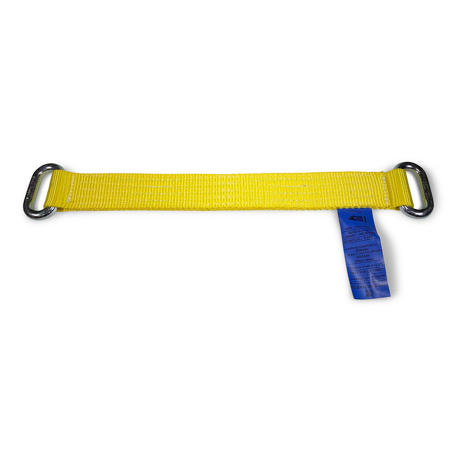 Diverter Strap - Steel Eyes, 475mm, with blue tag, part of NTP-VRS21/31 sets, supports 4000 daN break force for load restraint.