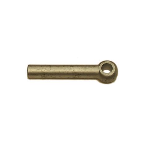 Close-up of an Eye Bolt ø12x70mm, designed for Dhollandia tail lifts, showcasing its robust metal structure, ideal for commercial vehicle hardware applications.