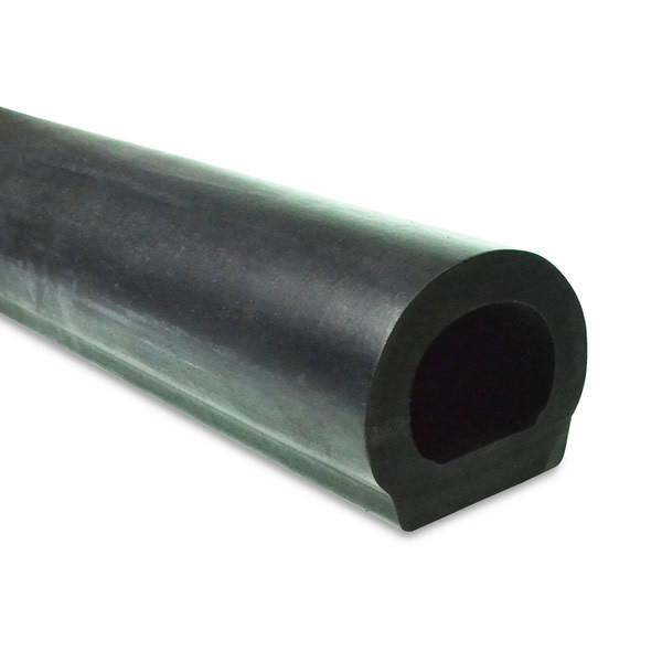 D Fender, a cylindrical black tube with a hole, measuring 2550mm x 86mm x 76mm, suitable for commercial trailers and vehicles.