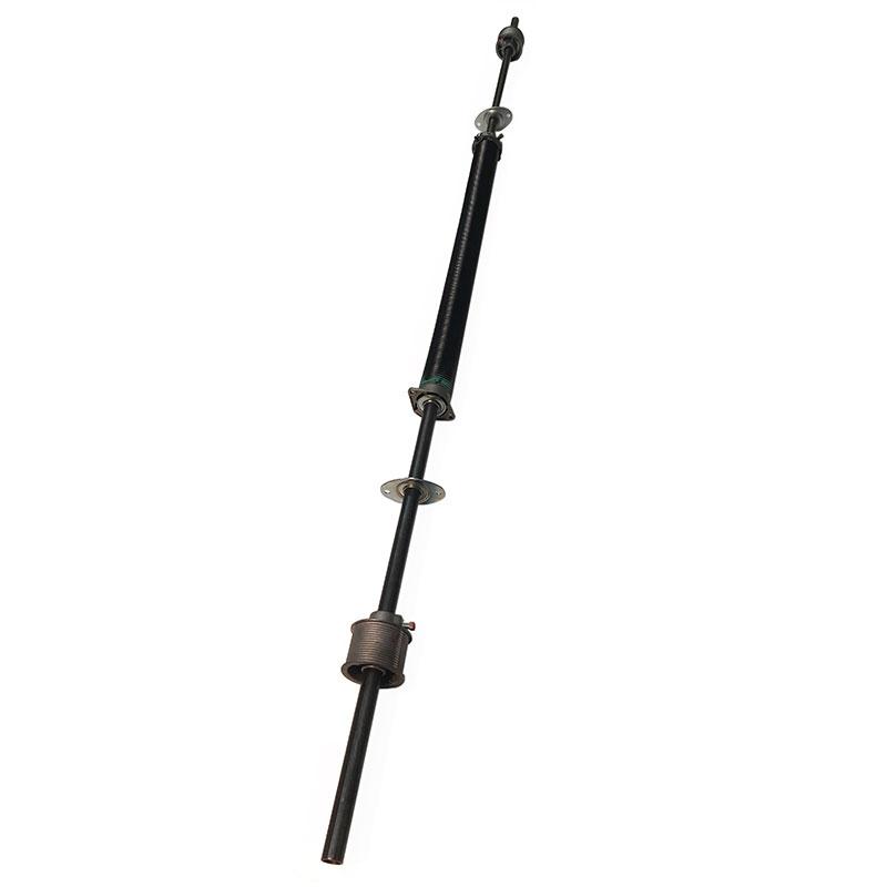 Henderson Mobile Spring Balancer Assembly, featuring a long black metal rod, designed for mobile doors by JR Industries, suitable for commercial trailer applications.