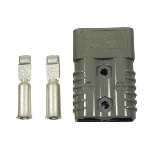 Genuine 175A Anderson Connector (6325G5) with dual terminals, designed for 35mm cable, ideal for tail lifts in commercial trailers.