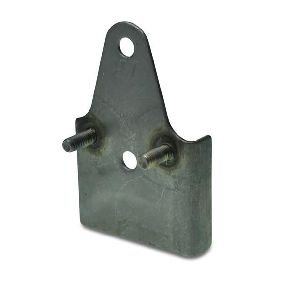 Right Hand (O/S) Lozenge Bracket for Whiting Shutter Doors, featuring a metal piece with screws, essential for commercial vehicle hardware.