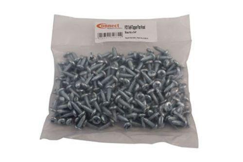 Bag of 200 zinc plated self-tapping screws with Pozi pan drive, suitable for securing load track in commercial vehicles and trailers.