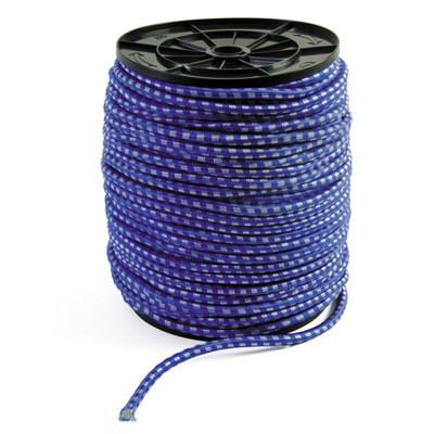 Elastic Cord Rope, 8mm diameter, 100m coil, ideal for tarpaulin tensioning.