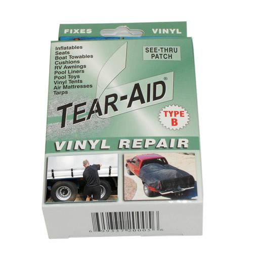 Tear Repair Kit for Curtainsiders, featuring a versatile, puncture-resistant vinyl repair patch for quick, durable curtain side repairs on large commercial vehicles.