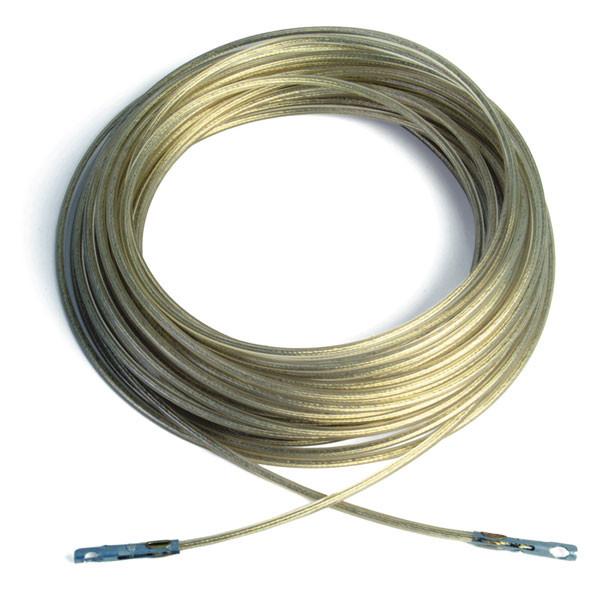 Close-up of a 33 Metre TIR Cable with 6mm PVC coating and terminals, designed for security and sealing curtainsided vehicles, compliant with TIR Convention standards.