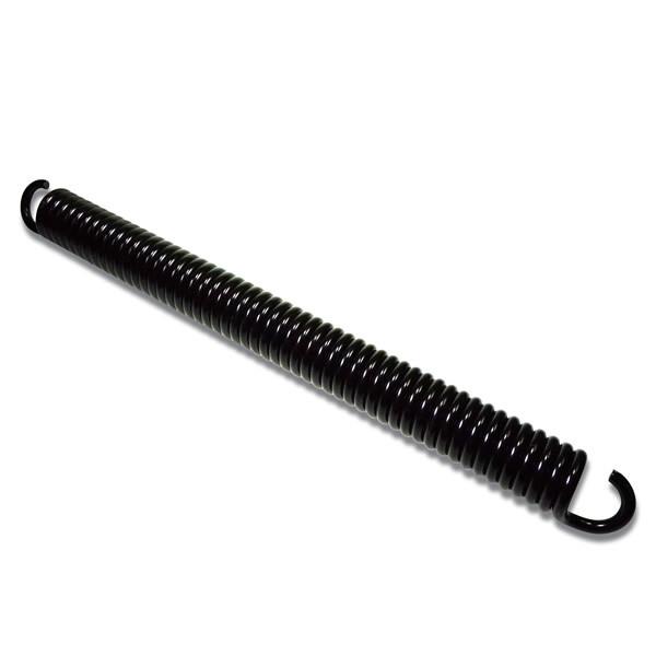 Retraction spring BD=45 L=505 DD=10mm, designed for Dhollandia Tail Lifts, shown as a black metal spring.